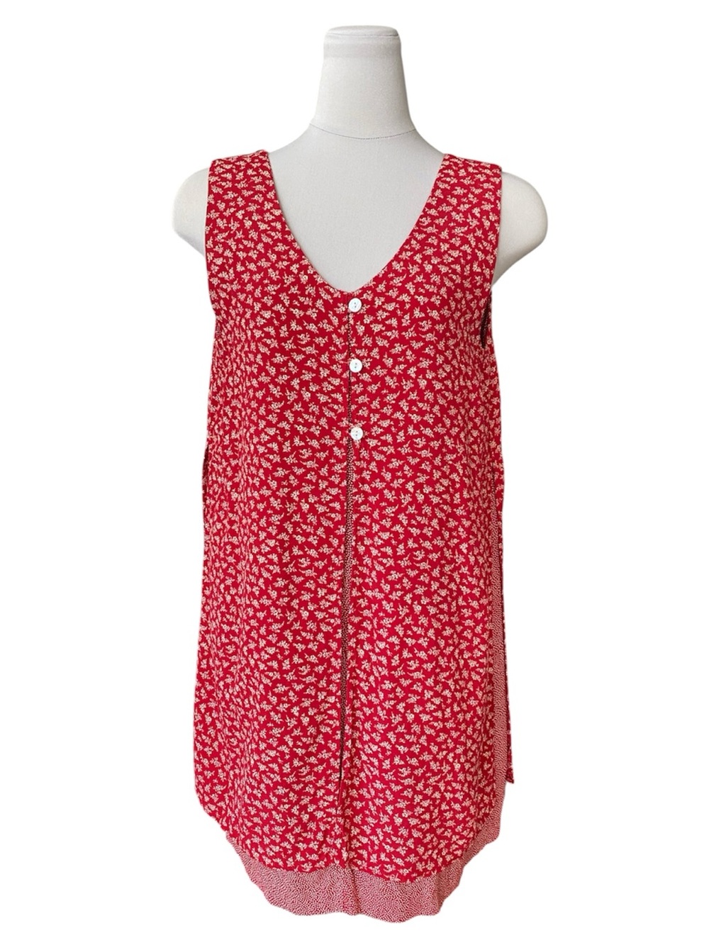 Vintage Dalmys Double Layer Tunic Dress